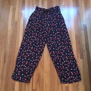 ANN TAYLOR LOFT Strawberry Pants